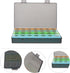 SOPOTUTU 28-Compartment Large Capacity Weekly Pill Organizer, Portable Medication Dispenser with Separate Slots