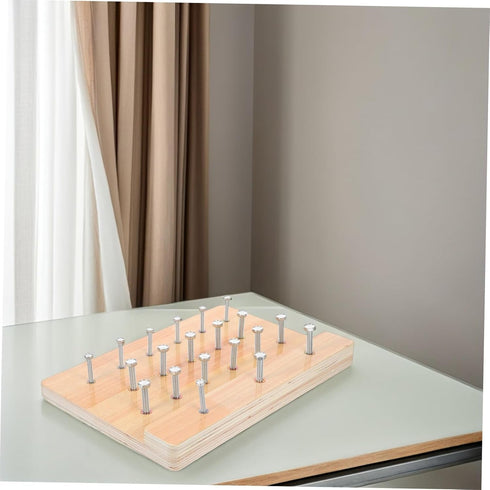Yardwe Wooden Hand Therapy Board - Finger Strengthening Tool