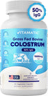 Vitamatic Bovine Colostrum Supplement 1000 mg - 50% Highest IgG for Gut Health, Hair Growth, Muscle Recovery, 120