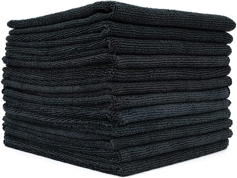 The Rag Company All-Purpose Microfiber Terry Cleaning Towels, 12-Pack, Commercial Grade, Lint-Free, 14in x 14in