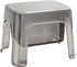 Generic Clear Acrylic Stool - Clear Portable Chair for Bedside and Vanity with Storage Shelf | Premium PET Material