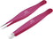 Majestic Bombay Fine Point + Slant Tweezers for Women and Men, Precision Tweezers for Hair Removal
