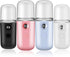 Mudder 4 Pcs Nano Facial Mister Handy Nano Mist Sprayer, Portable Face Steamer for Lash Extensions, Skin Care