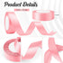 Pink Ribbon Pink Ribbon for Gift Wrapping, 1 Inch 25 Yards Pink Hair Ribbon Pink Satin Ribbon Teacher Appreciation Ribbon Perfect for Thanksgiving Ribbon Light Pink Ribbon Floral Arrangement by Xioabre