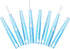 60Pcs Push-Pull Interdental Brush 0.7 MM Dental Toothpick Cleaners for Oral Care