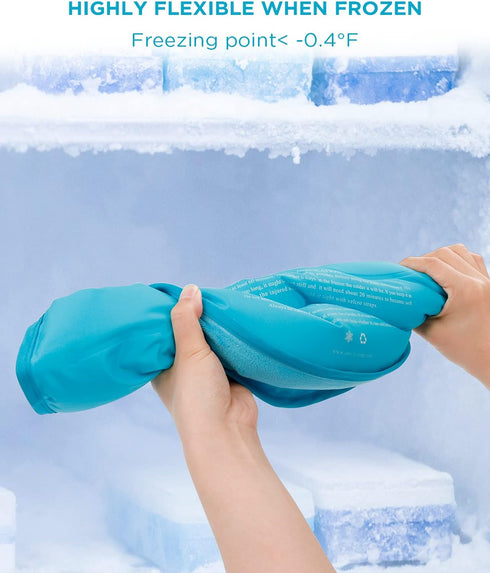 Comfytemp Ice Pack for Neck Shoulders - FSA HSA Approved, Reusable Cold Neck Ice Pack Wrap for Upper Back Pain Relief