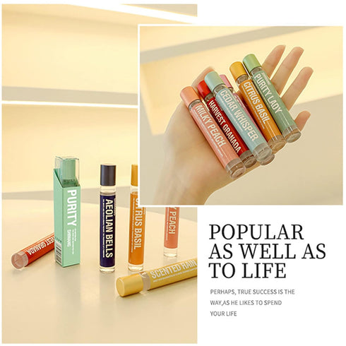 4PCS Women Perfume - Eau de Parfum Roll-On Perfumes for Women and Men - 10 ml / 0.33 fl Oz
