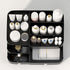 MIUOPUR Makeup Organizer for Vanity - Large Capacity Desk Organizer with Drawers for Cosmetics (Black)