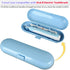 Electric Toothbrush Travel Case for Oral-B, 4 Pcs Toothbrush Head Covers Compatible with Oral B Electric Heads