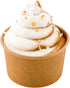 Coppetta 5-Ounce Dessert Cups, 50 Disposable Ice Cream Cups - Lids Sold Separately, Sturdy Kraft Paper Frozen Yogurt