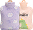 Opliy Hot Water Bag,Hot Water Bottle with Waist Cover Cartoon Warm Water Pouch for Neck and Shoulder, Back,Hand, Legs