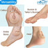 Chiroplax C-Shaped Felt Callus Cushion Pads, Rubbing Pain Relief Forefoot Metatarsal, 3/16" Thick, 48 Pack