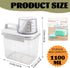 Liquid Laundry Detergent Dispenser Container, 1100ml for Detergent, Softener, Bleach, Powder, Soda, etc.