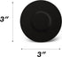 SIMPATCH Universal Adhesive Patch, No Hole (25-Pack) in Black