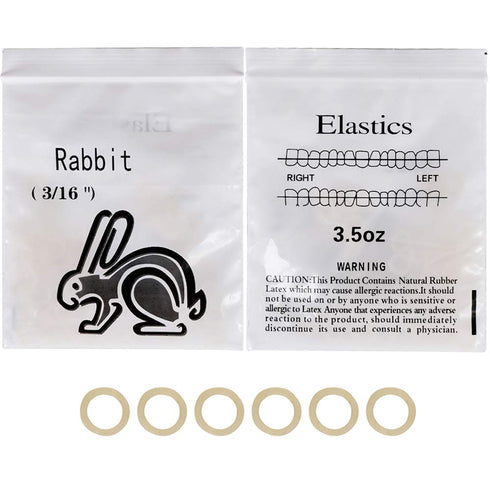 Angzhili 10 Bag Dental Orthodontic Rubber Bands, Elastic Rubber Bands, Orthodontic Supply 3.5 Oz (3/16")