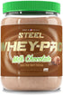 Steel Supplements Whey-Pro, 100% Pure Whey Protein Powder, Milk Chocolate, Muscle Gain, 1.65 lbs, 25 Servings