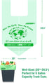 4-6 Gallon Compostable Trash Bags, 75 Count, Sturdy Biodegradable Garbage Bags with Handle
