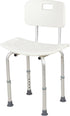 Mecor Adjustable Medical Shower Chair Bath Tub Seat Bench Stool Detachable Backrest