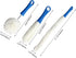 3 Pcs Decanter Cleaner Set, Flexible Wine Bottle Cleaning Brush with Decanter Cleaning Balls (Blue)