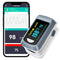 Pulse Oximeter HealthTree Oxygen Monitor Fingertip, Bluetooth Pulse Ox with Free APP, O2 Pulse Oximeter and Heart Rate