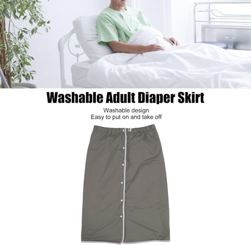 Reusable Leakproof Skirt for Incontinence Support - XXL Size for Elderly & Pregnant Women
