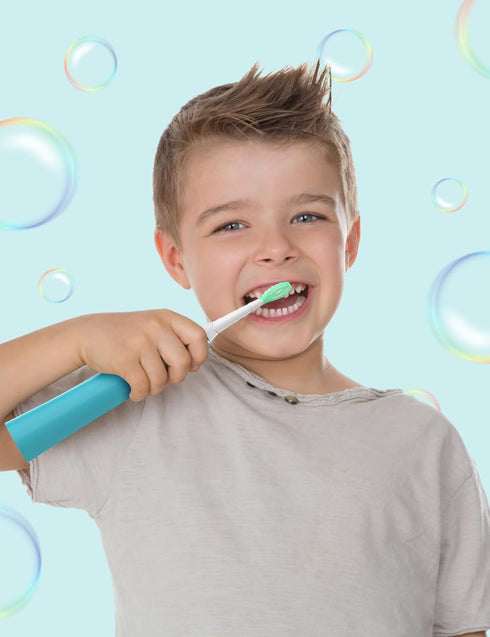 Toptheway Kids Toothbrush Heads for Philips Sonicare, 8 Pack for Kids 7+, Pink & Green