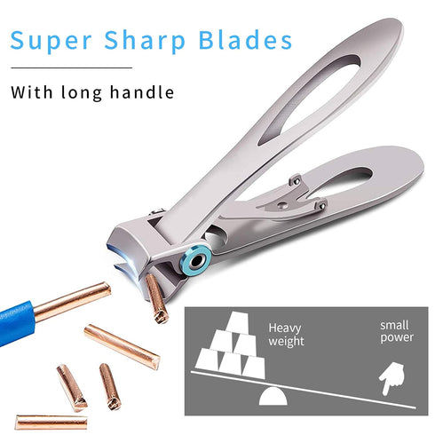 Nail Clippers Set, Fingernail and Toenail Clippers for Thick Nails, Nail Clipper for Men, Women, Seniors