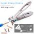 Nail Clippers Set, Fingernail and Toenail Clippers for Thick Nails, Nail Clipper for Men, Women, Seniors