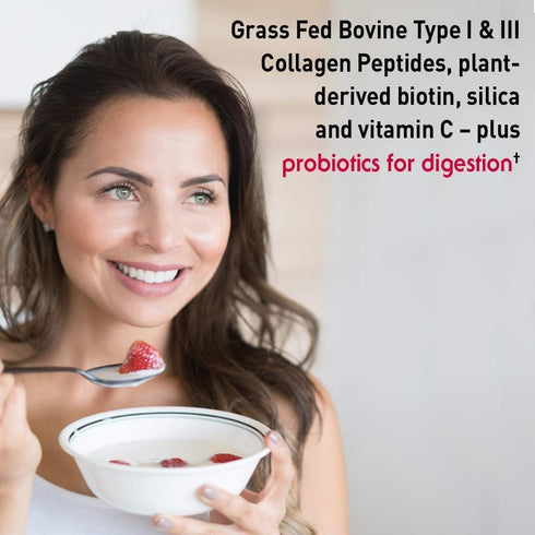 Garden of Life Grass Fed Collagen Beauty - Cranberry Pomegranate, 20 Servings, Collagen Powder for Hair, Skin & Nails