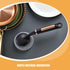 OUNONA Long Handle Kitchen Dish Scrub Brush for Pans and Pots, Black Multi-Functional Dish Cleaning Brush with Sturdy