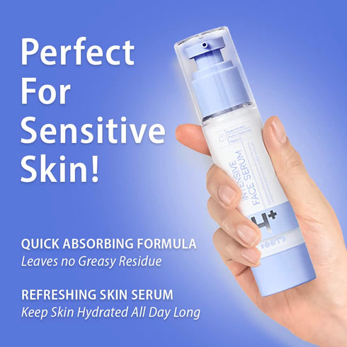Intensive Hydrating Serum, Korean Moisturizing Face Serum with Hyaluronic Acid and Vitamin C, 50g