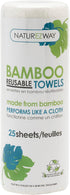 NatureZway Bamboo Perforated Towels - Rayon Made from Bamboo, 25 Sheets