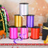 250 Yard White Curling Ribbon, 3/8" for Crafts, Balloon Ribbon, Gift Wrapping, Florist Flower (1 Roll)