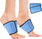 Cold Therapy Wrap with 2 Packs & 2 Sleeves - Reusable Gel Ice Packs for Foot, Wrist, Ankle Pain Relief, Blue