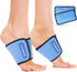 Cold Therapy Wrap with 2 Packs & 2 Sleeves - Reusable Gel Ice Packs for Foot, Wrist, Ankle Pain Relief, Blue