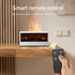 LUCOJET 150ML 7 Essential Oil Diffuser, Flame Fireplace Aromatherapy Diffuser, Ultrasonic Cool Mist Humidifier