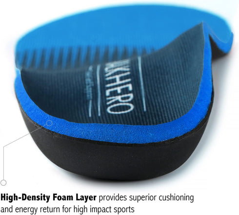 Inserts for Plantar Fasciitis - Flat Feet Insoles, Arch Supports, Foot Pain for Mens 7-7 1/2 | Womens 9-9 1/2