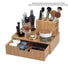 MobileVision Bamboo Makeup Drawer Organizer, Break Resistant Cosmetics Storage Box and Display Case