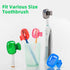 5 Pack Travel Toothbrush Head Covers, Protective Plastic Clip for Toothbrushes, Household Travel, Camping, Bathroom Use