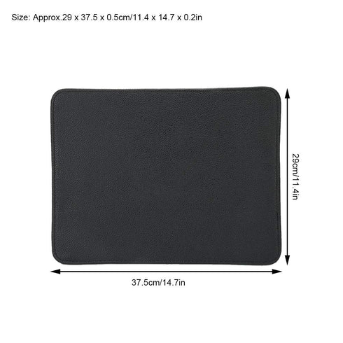 Manicure Mat, Reusable Hand Cushion Pad for Nail Art Desk Mat, Nail Salon Tools Accessory (Black)