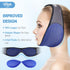 Hilph Face Ice Pack Wisdom Teeth Ice Pack Head Wrap for Jaw & Chin & Dental, Facial Ice Packs for Oral Surgery with 4 Hot Cold Packs for TMJ, Teeth Removed, Dental Implants, TMJ Pain (Gray)