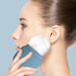 Ice Face Roller - Reusable Silicone Mold for Facial Massage - Light Blue Striped Skin Care Tool