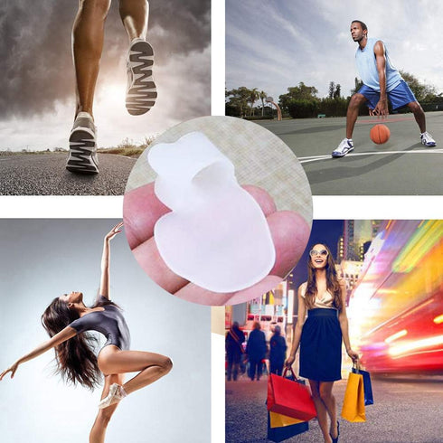 5 Pairs Pinky Toe Cushion Splint - Little Toe Separators, Straightener with Loop for Men Women Walking, Running,