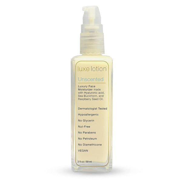 Non Greasy Hyaluronic Acid Moisturizer - Unscented Face & Body Lotion, Organic, Plant-Based, Anti-Aging, Travel Size