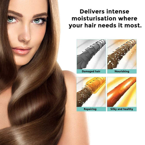 Keratin Hair Mask, 250g Hair Treatment for Dry Damaged Hair, Deep Repair Damage Hair Root, Natural Hydrating Hair Masque