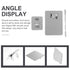 Stainless Steel Cosmetic Mixing Makeup Palette with Spatula, Rings Holder, 3pcs Set for Makeup Art Tool