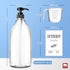 GMISUN Laundry Detergent Dispenser, 2 Pack Liquid Soap Dispenser, 67oz Storage Container
