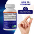 Vitamatic 3 Pack Vitamin B1 (Thiamine) 500mg, 120 Capsules