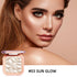 Highlighter Makeup Palette, Glitter Illuminator Shimmer Highlighter Powder Kit - SUN GLOW