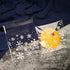 AKOAK 100 Count Resealable Clear Snowflake Bags, 14cm x 14cm +3cm for Candy Cookie Packaging